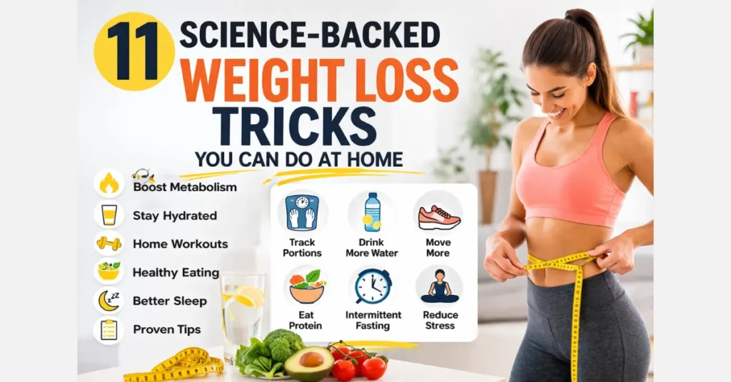 11 science-backed weight loss tricks you can do at home