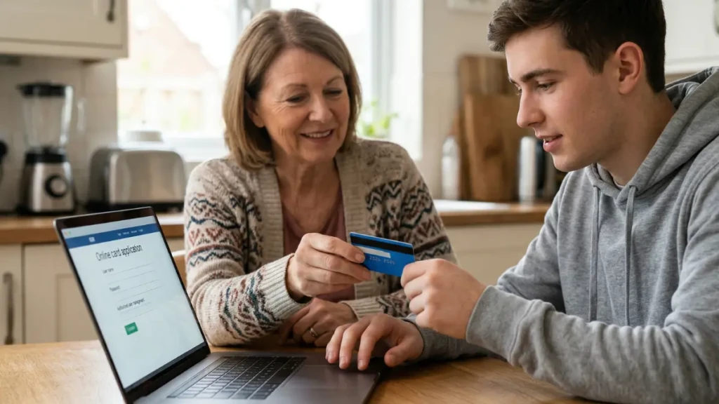 Adding a family member as an authorized user to bypass needing a no credit history credit card.