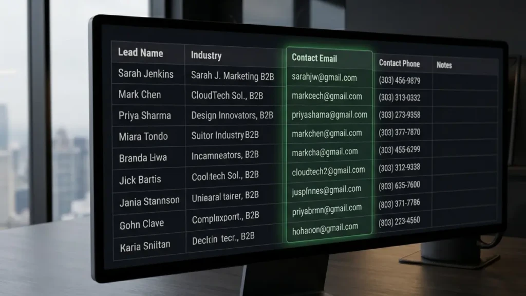 Creating structured data lists as a profitable low investment business strategy.