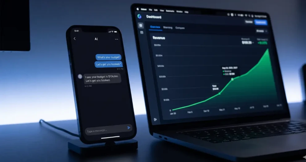 Building a custom AI sales chatbot to qualify B2B leads and book calendar appointments.