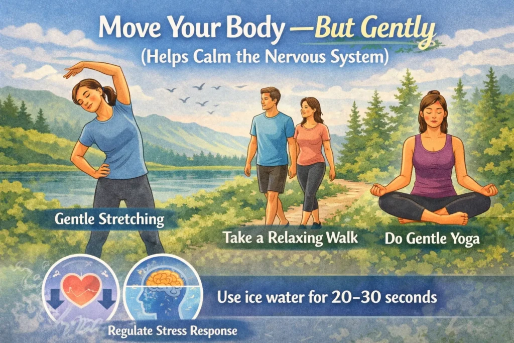 Gentle ways to calm your body
Gentle ways to calm your body


Move Your Body — But Gently

