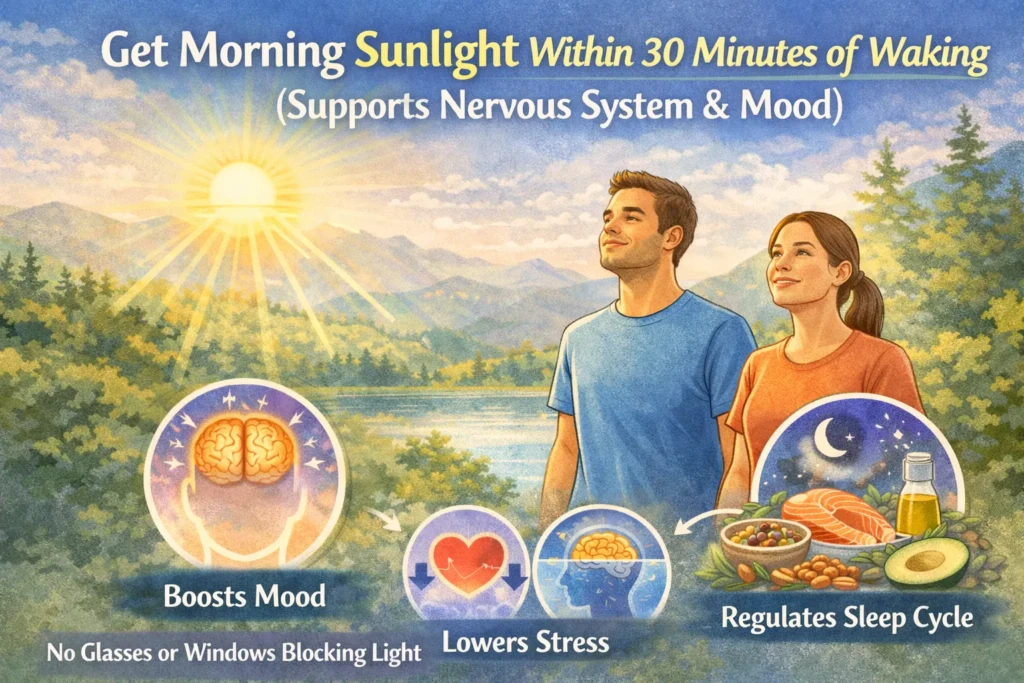 Get Morning Sunlight Within 30 Minutes of Waking