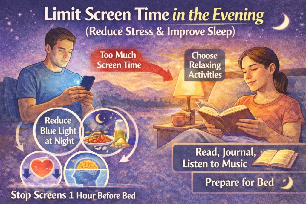 Limit Screen Time in the Evening
