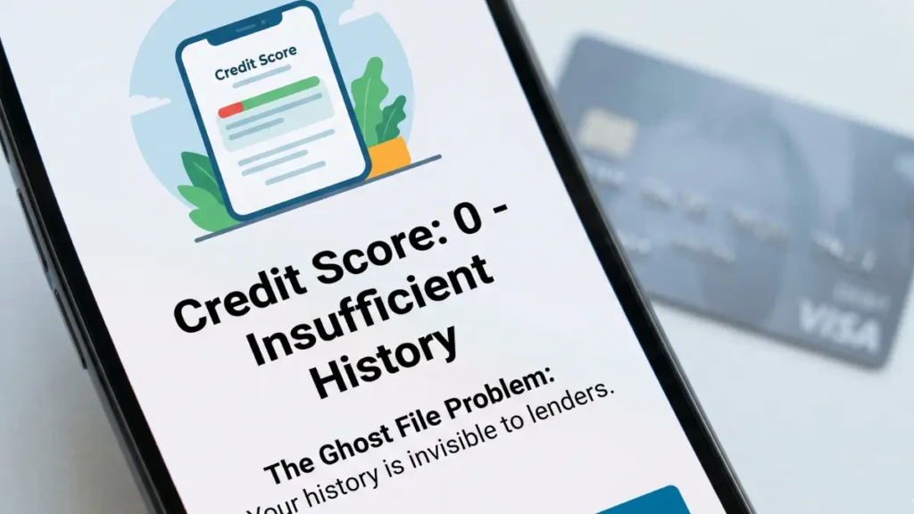 Why using only a debit card leads to an invisible credit profile and a zero credit score.