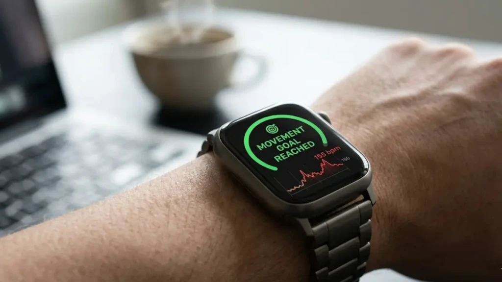 Tracking the metabolic benefits of exercise snacks and NEAT on a smartwatch during the workday.