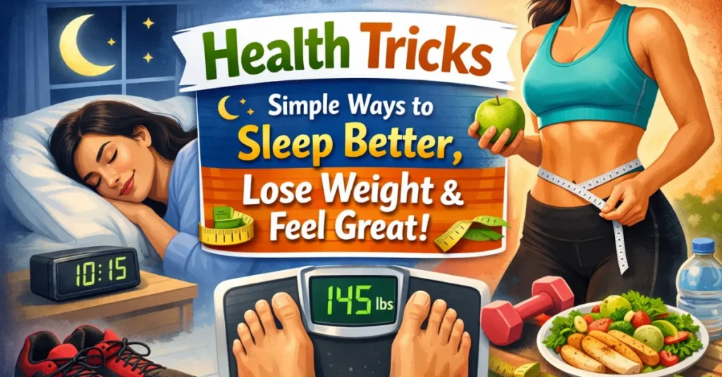 Health Tricks Simple Ways to Sleep Better, Lose Weight and Feel Great