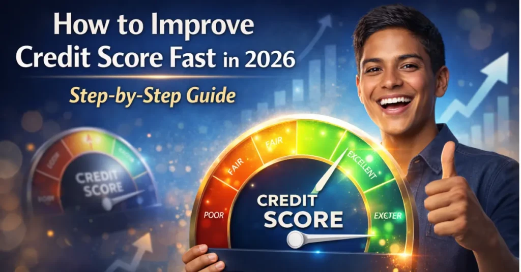 How to Improve Credit Score Fast in 2026 (Step-by-Step Guide)