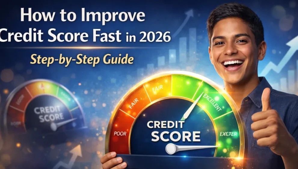 How to Improve Credit Score Fast in 2026 (Step-by-Step Guide)