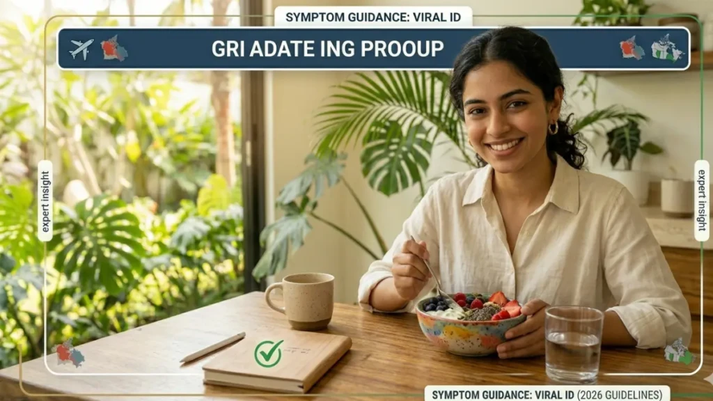 A person eating a nutrient-rich breakfast, practicing daily immune-boosting habits backed by science.