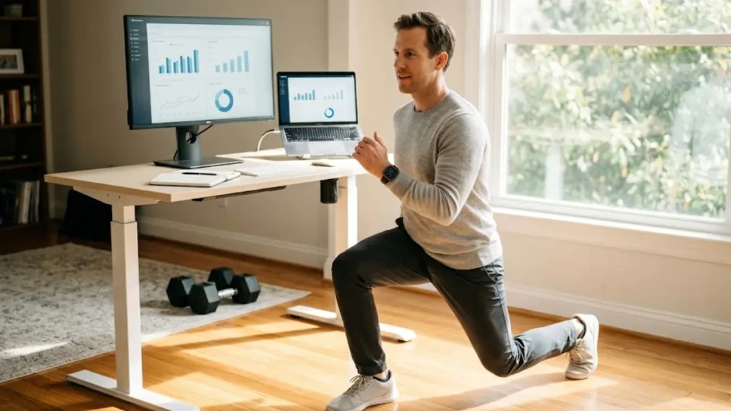 Using exercise snacks and NEAT to maximize fat burning and weight loss at home.