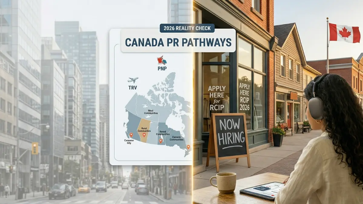 A vibrant rural Canadian community representing the RCIP Canada 2026 immigration pathway.