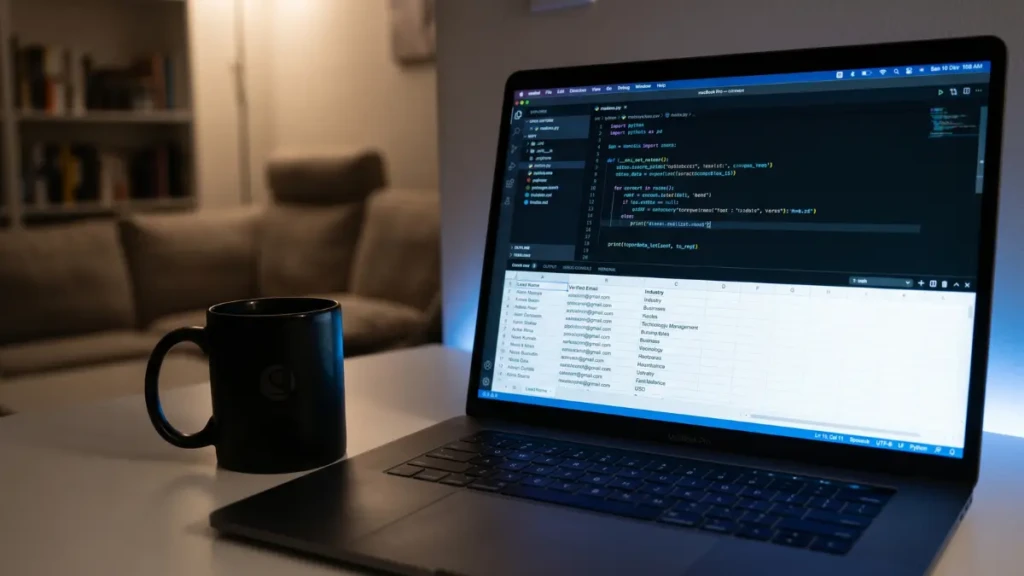 Working on a highly profitable introvert side hustle using structured data from home.