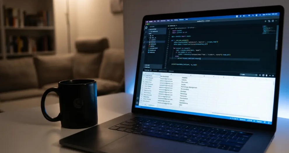 Working on a highly profitable introvert side hustle using structured data from home.