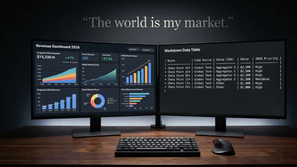 A premium workspace setup for launching a small business in 2026.