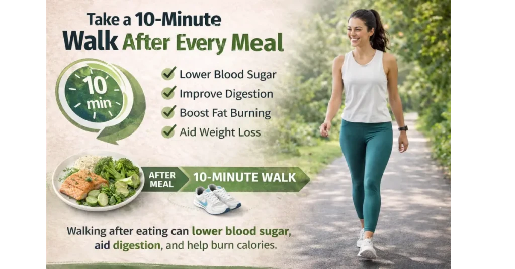 Take a 10-Minute Walk After Every Meal