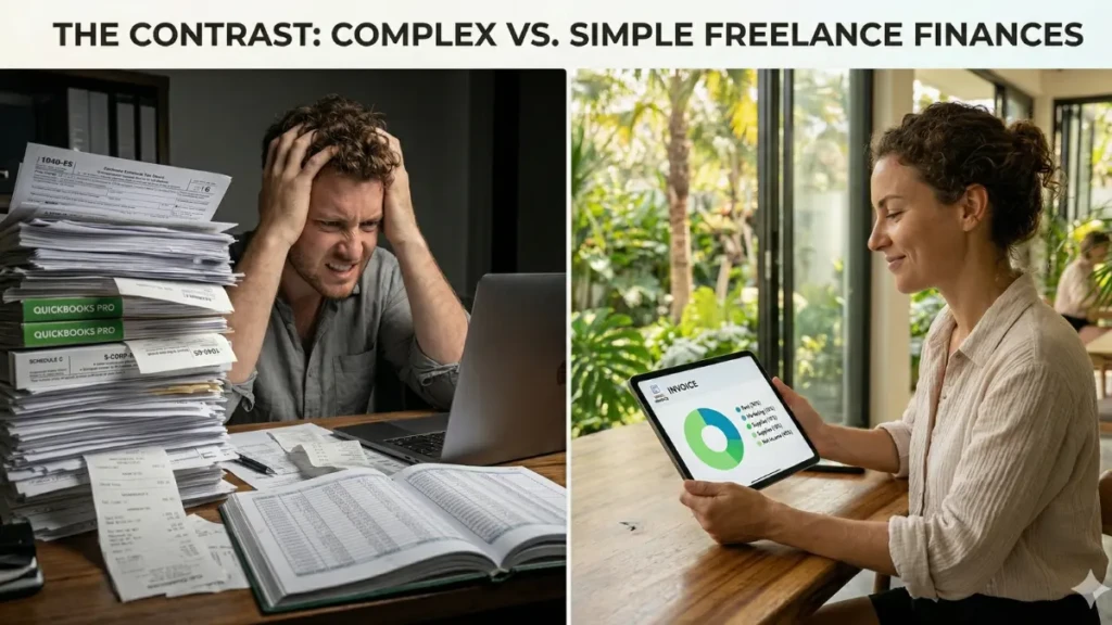  Comparing the complexity of paid accounting software against simple, free invoicing tools for gig workers.